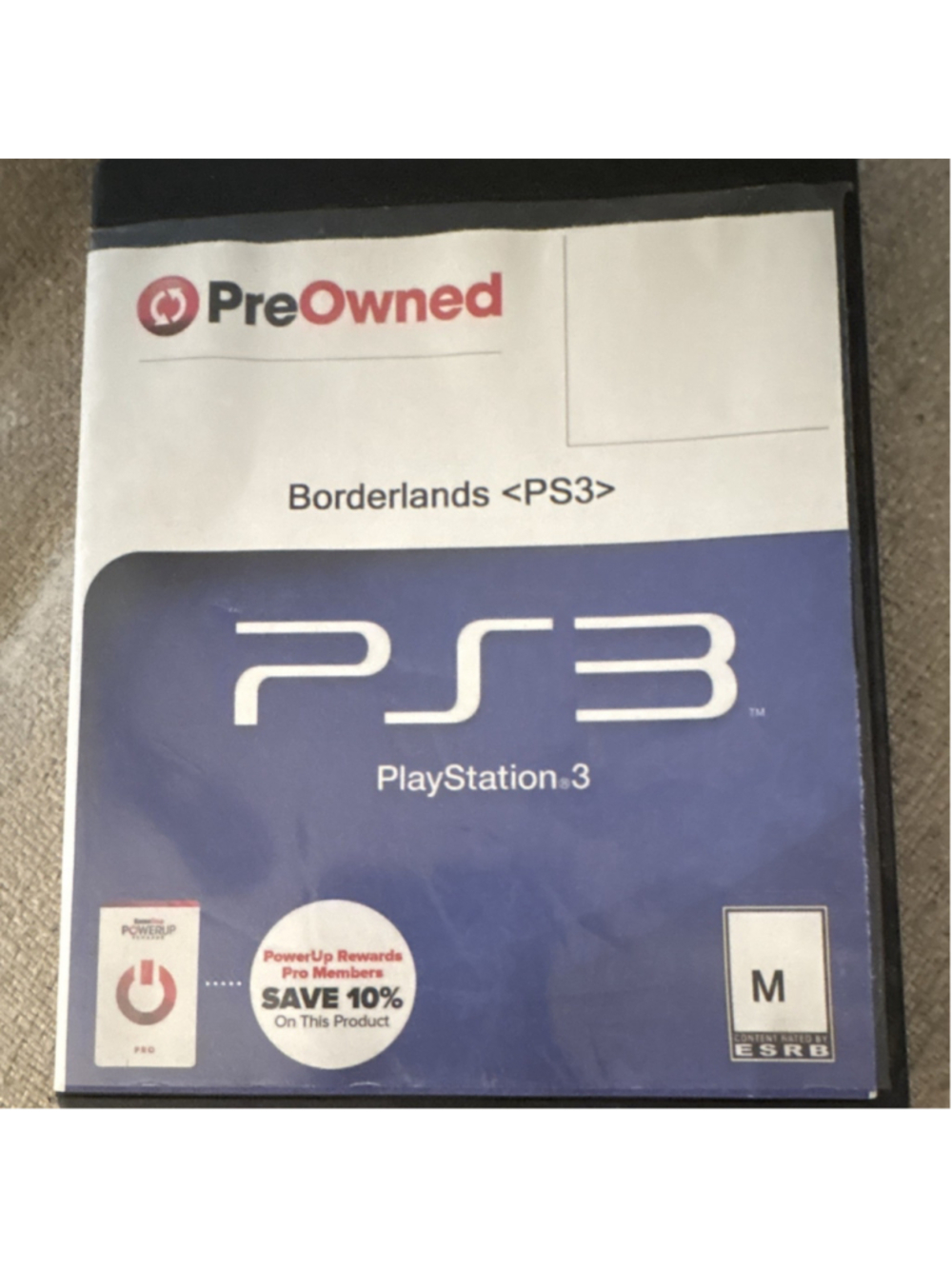 2K Games Borderlands PS3 Manual M Rated NTSC-U/C 2009 First-Person Shooter